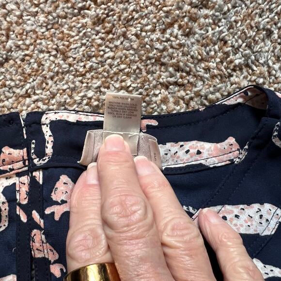 Loft Outlet Leopard Women's Tank.  Size Medium - Picture 5 of 6